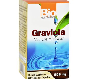 Bio Nutrition – Inc Graviola – 60 Vegetarian Capsules