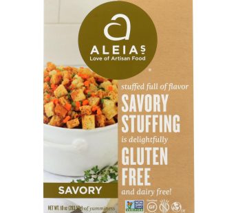 Aleia’s – Gluten Free Stuffing Mix – Savory – Case Of 6 – 10 Oz