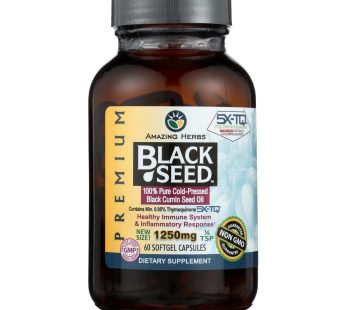 Black Seed Oil – 1250 Mg – 60 Softgel Capsules