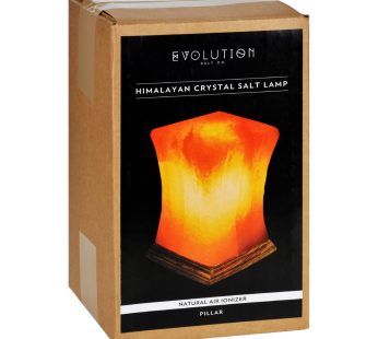 Evolution Salt Crystal Salt Lamp – Pillar – 1 Count