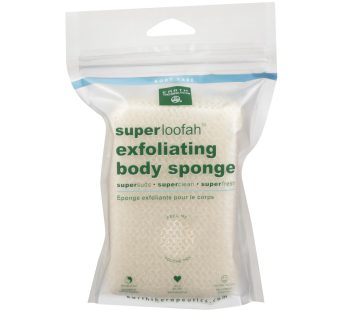 Earth Therapeutics Loofah – Super – Exfoliating – Body Sponge – 1 Count