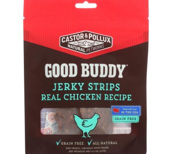 Castor And Pollux Good Buddy Jerky Strips Dog Treats – Real Chicken Recipe – Case Of 6 – 4.5 Oz.