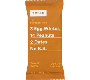 Rxbar – Protein Bar – Peanut Butter – Case Of 12 – 1.83 Oz.