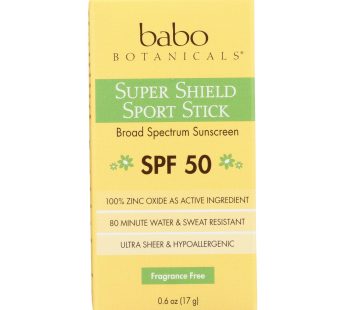 Babo Botanicals – Sunscreen – Fragrance Free – 1 Each – .6 Fl Oz.