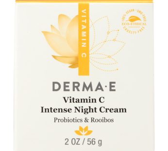 Derma E – Vitamin C – Intense Night Cream – 2 Oz.