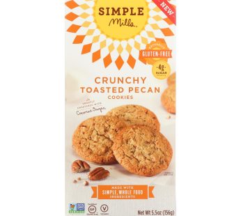 Simple Mills Cookies – Crunchy Toasted Pecan – Case Of 6 – 5.5 Oz
