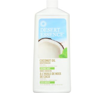 Desert Essence – Coconut Oil Mouthwash – Coconut Mint – 16 Fl Oz