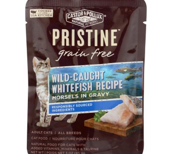 Castor And Pollux Cat – Wild Whitefish Morsel – Grain Free – Case Of 24 – 3 Oz