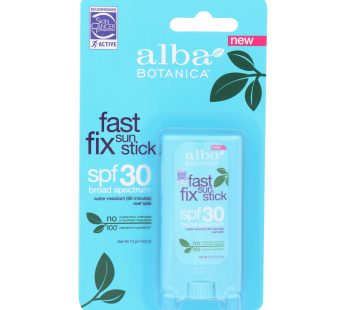 Alba Botanica – Sunscreen – Spf 30 Broad Spectrum – Case Of 1 – .5 Oz.