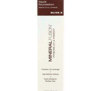 Mineral Fusion – Liquid Mineral Foundation – Olive 2 – 1 Oz.