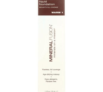 Mineral Fusion – Liquid Mineral Foundation – Warm 1 – 1 Oz.