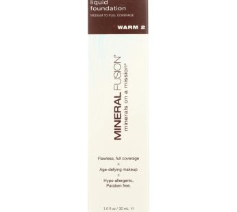 Mineral Fusion – Liquid Mineral Foundation – Warm 2 – 1 Oz.