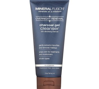 Mineral Fusion – Charcoal Gel Cleanser – 7 Fl Oz.