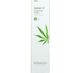 Andalou Naturals – Cannacell Cleansing Foam – 5.5 Fl Oz.