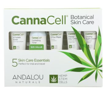 Andalou Naturals – Cannacell Botanical Skin Care Kit – 5 Count