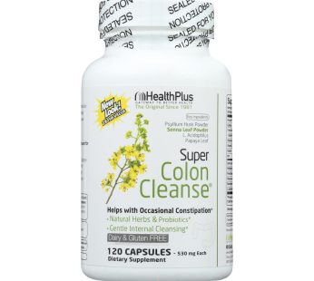 Health Plus – Super Colon Cleanse – 120 Capsules