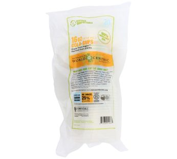 World Centric Compostable Clear – Case Of 12 – 16 Oz.