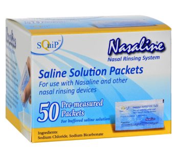Squip Products Nasaline Salt Pre-measured Packets – 50 Packets