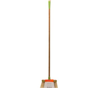 Full Circle Home – Clean Sweep Wood Broom – Green – 1 Count
