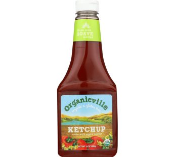 Organic Ville Organic Ketchup – Tomato – Case Of 12 – 24 Oz.