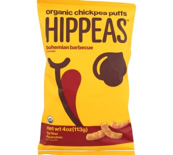 Hippeas Chickpea Puff – Organic – Bohemian Bbq – Case Of 12 – 4 Oz