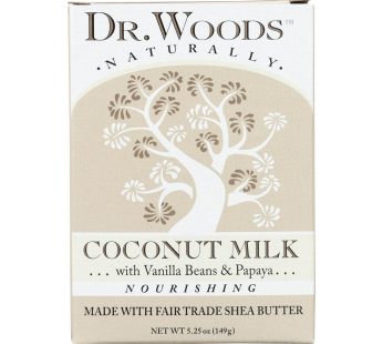 Dr. Woods Bar Soap Coconut Milk – 5.25 Oz