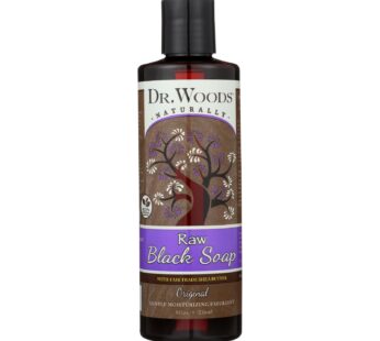 Dr. Woods Shea Vision Pure Black Soap With Organic Shea Butter – 8 Fl Oz
