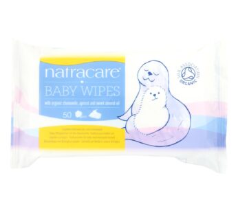 Natracare Organic Cotton Baby Wipes – 50 Pack