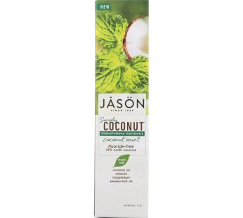 Jason Natural Products Strengthening Toothpaste – Coconut Mint – 4.2 Oz