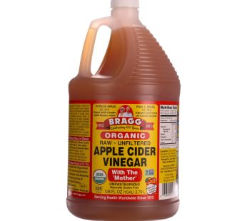 Bragg – Apple Cider Vinegar – Raw And Unfiltered – Case Of 4 – 1 Gallon