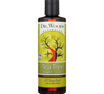 Dr. Woods Shea Vision Pure Castile Soap Tea Tree – 8 Fl Oz