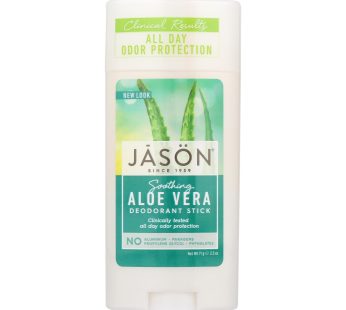 Jason Deodorant Stick Pure Natural Aloe Vera – 2.5 Oz