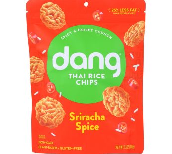 Dang – Sticky Rice Chips – Sriracha – Case Of 12 – 3.50 Oz
