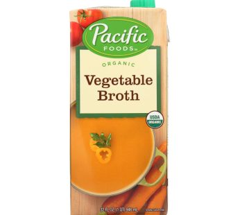 Pacific Natural Foods Vegetable Broth – Organic – Case Of 12 – 32 Fl Oz.