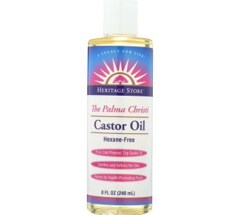 Heritage Products Castor Oil Hexane Free – 8 Fl Oz