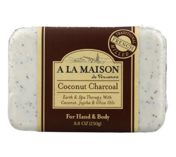 A La Maison – Bar Soap – Coconut Charcoal – 8.8 Oz