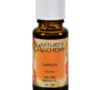 Nature’s Alchemy 100% Pure Essential Oil Lemon – 0.5 Fl Oz