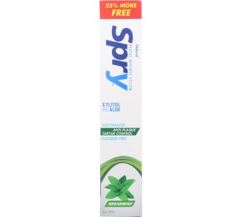 Spry Toothpaste – Spearmint – 5 Oz