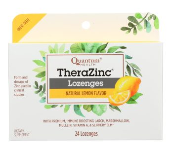Quantum Therazinc Cold Season Plus Lozenges Lemon – 14 Mg – 24 Lozenges