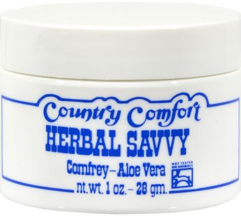 Country Comfort Herbal Savvy Comfrey Aloe Vera – 1 Oz