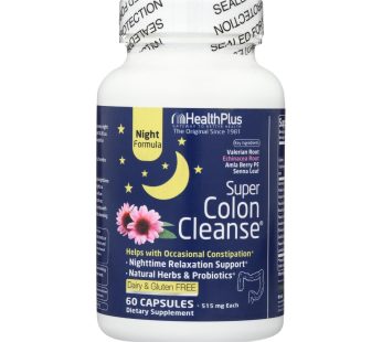Health Plus – Super Colon Cleanse Night Formula – 90 Capsules