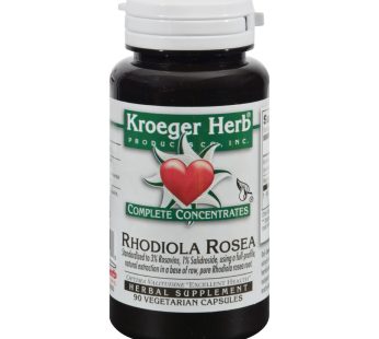 Kroeger Herb Rhodiola Rosea – 90 Vcaps
