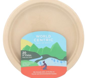 World Centric Fiber Plate – Case Of 12 – 20 Count
