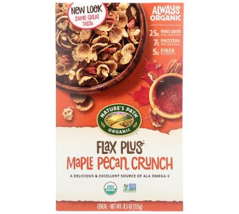 Nature’s Path Maple Pecan Crunch – Flax Plus – Case Of 12 – 11.5 Oz.