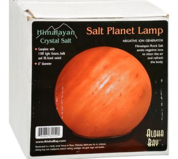 Himalayan Salt Crystal Lights Planet Globe Lamp – 1 Lamp