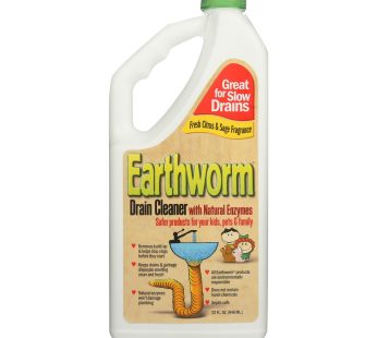 Earthworm Drain Cleaner – Case Of 6 – 32 Fl Oz.