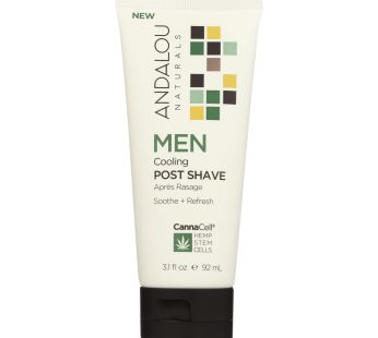 Andalou Naturals – Men Cooling Post Shave – 3.1 Fl Oz.