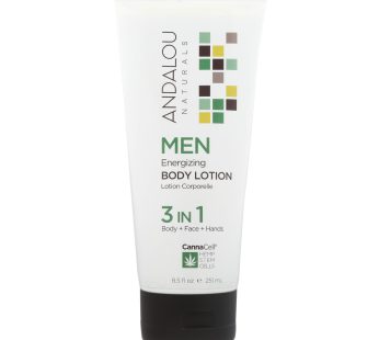Andalou Naturals – Body Lotion – Men’s Energizing – 8.5 Fl Oz.