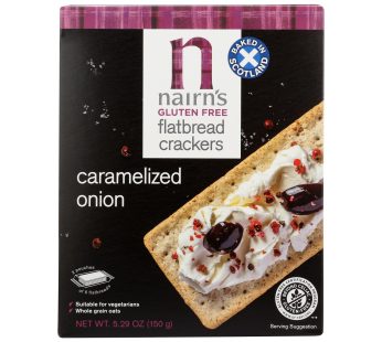 Nairn’s – Flatbrd Carmlzd Onion Gluten Free – Case Of 6 – 5.29 Oz