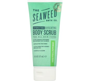 The Seaweed Bath Co – Hydrating Body Scrub – Eucalyptus Mint – 6 Oz